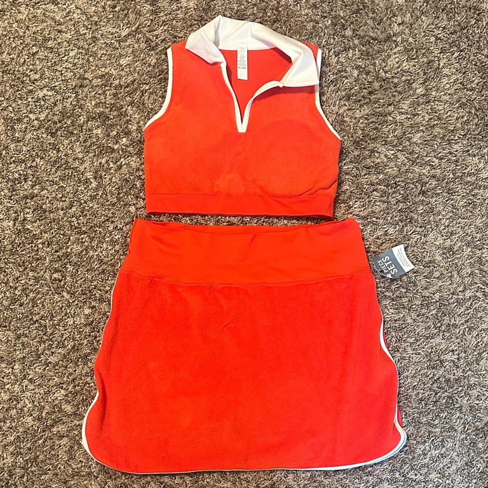 Offline by Aerie Hole In One Terry Skirt Set XL